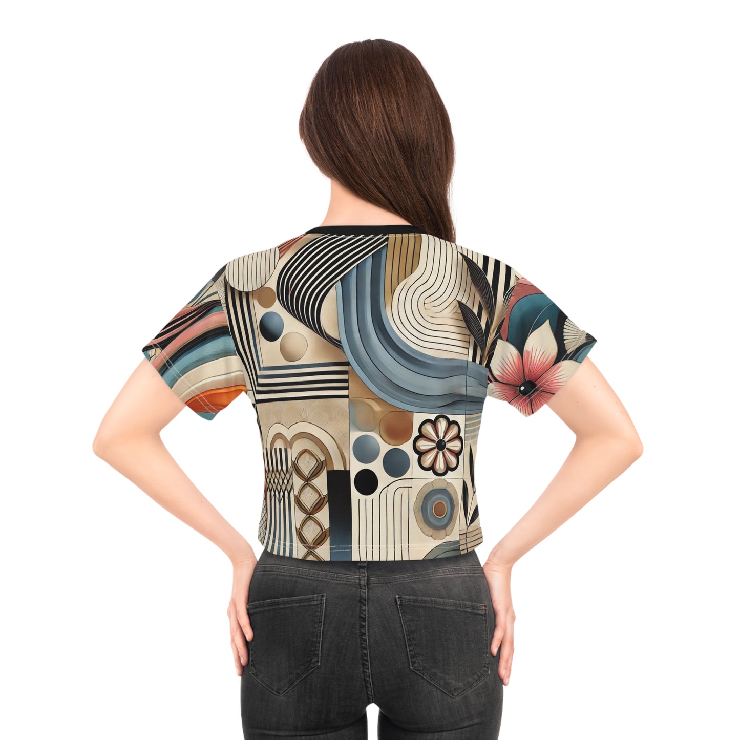 Modern Floral Croptop