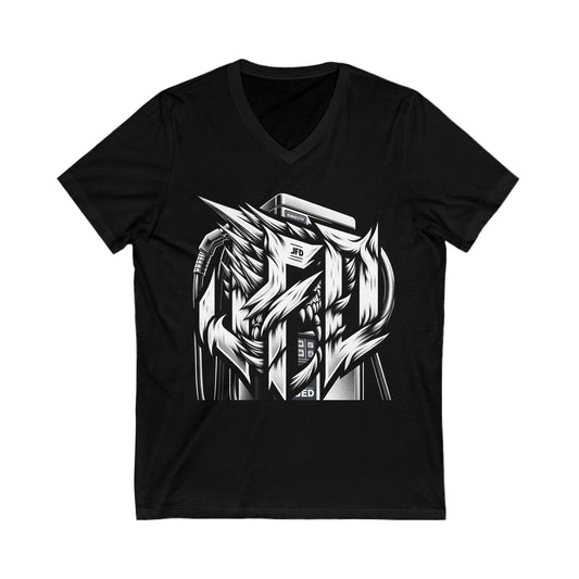 Metal Drip V-Neck Tee