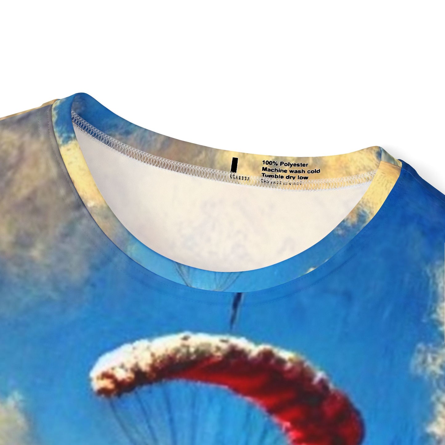 Men's Jersey - Skydiving High Pull Oil Painting Print