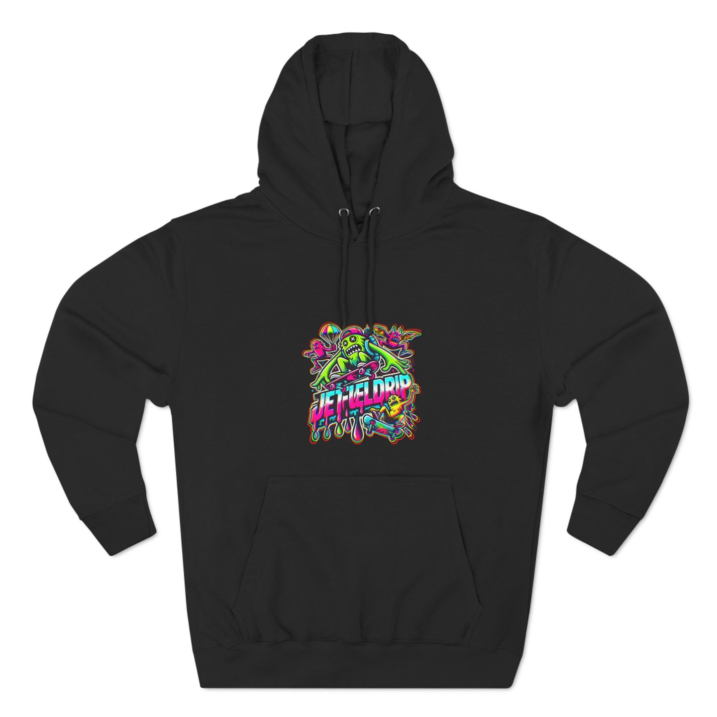 Monstah CRW Three-Panel Fleece Hoodie