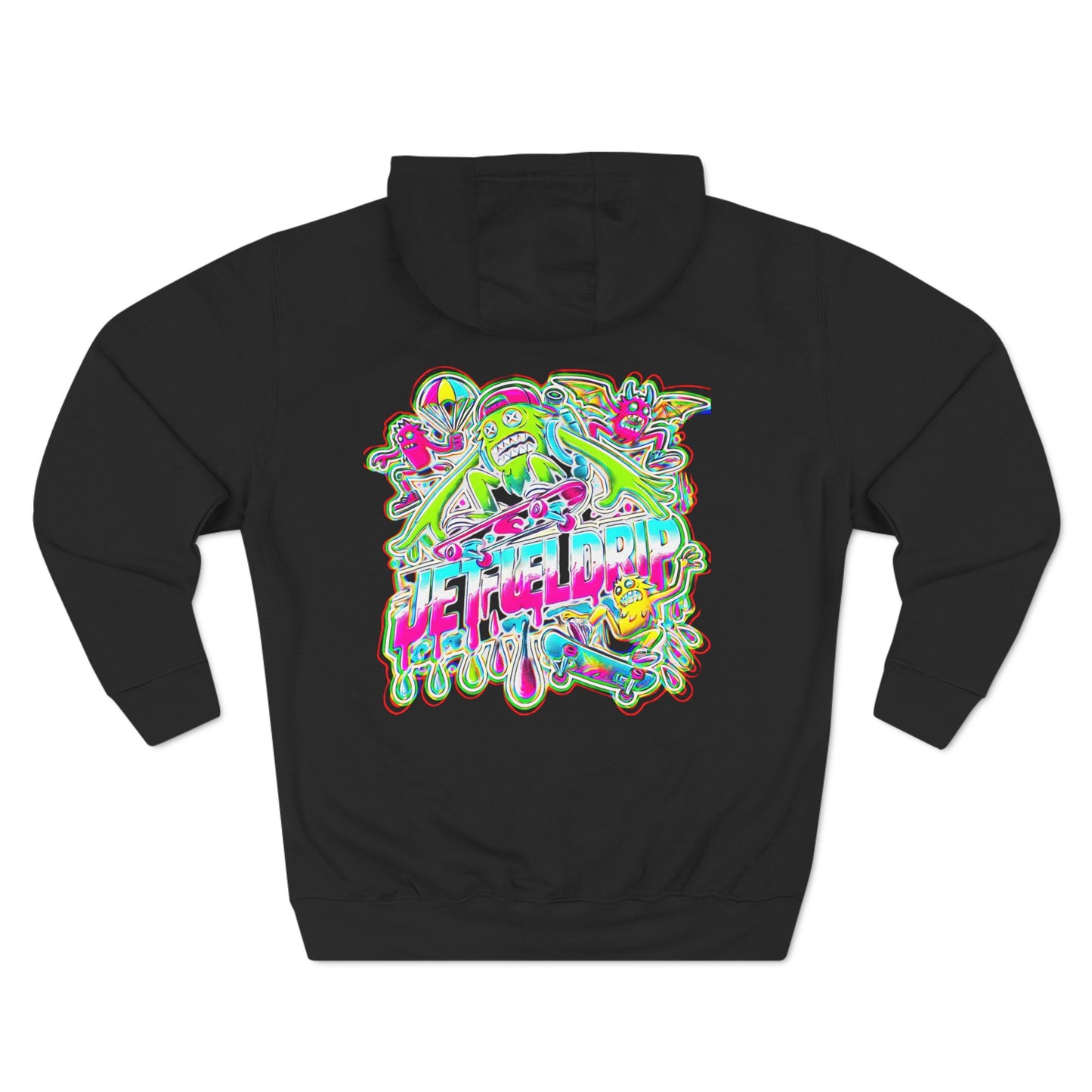 Monstah CRW Three-Panel Fleece Hoodie