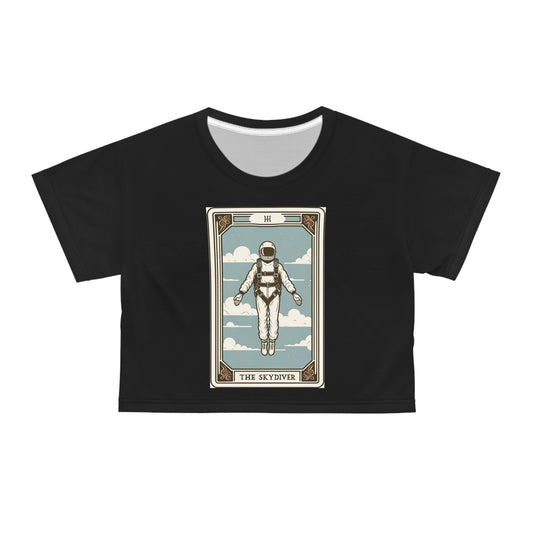 The Skydiver Tarot Crop Tee (AOP)